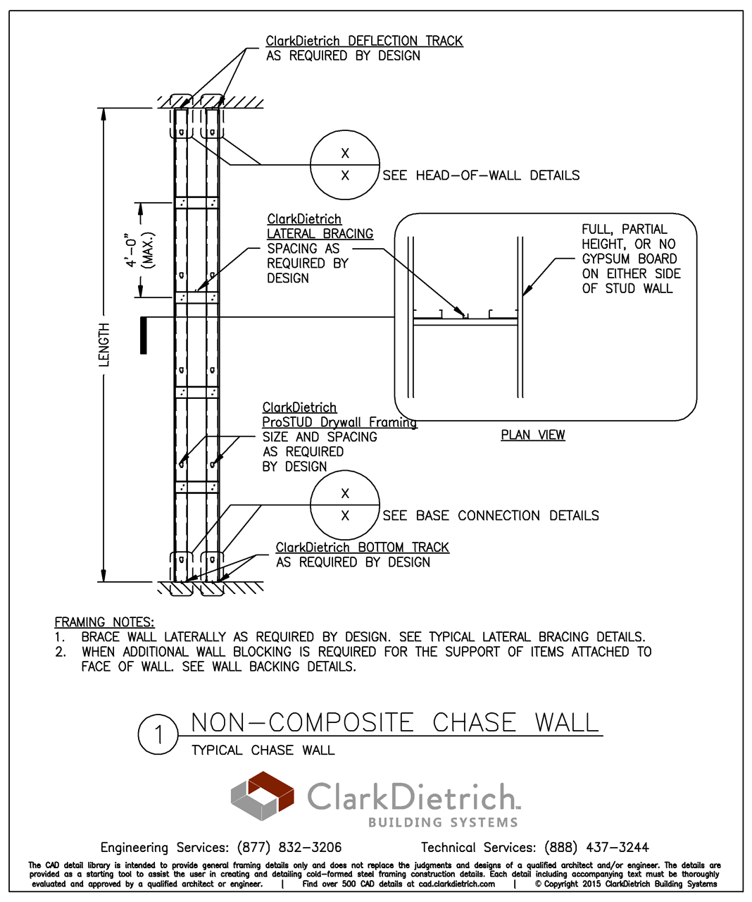 Chase Wall Section  