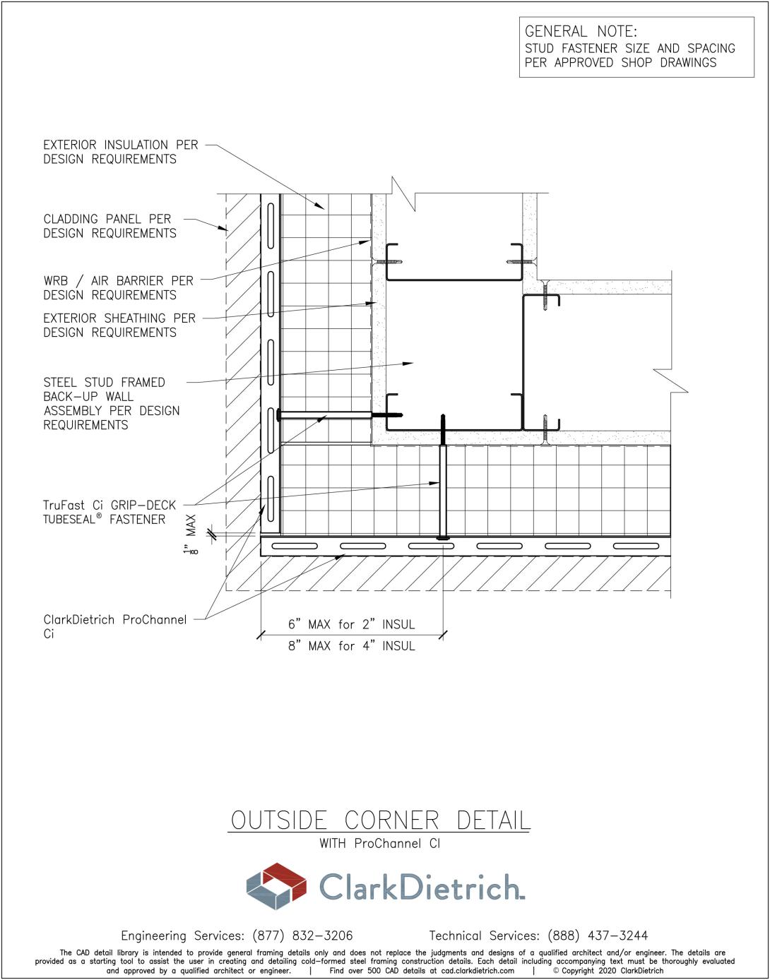 ProChannel Ci Outside Corner Detail